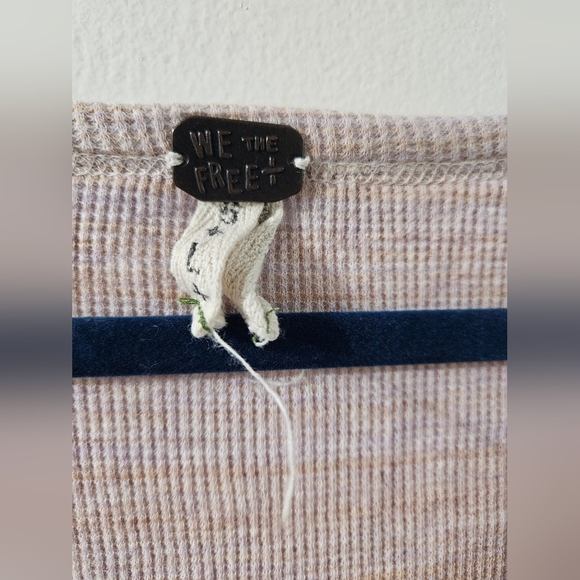 We The Free Coastline Henley Peplum Top - Picture 2 of 9